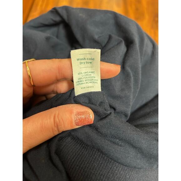 Marine Layer Navy Rainbow Striped Velour Auckland Full Zip Bomber Jacket - S - Picture 9 of 11